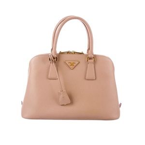 Authentic Prada Lux Saffiano Dome Satchel